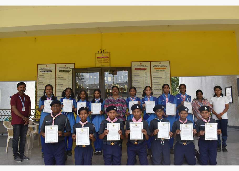 Proud Moment for KLE Society's English Medium CBSE School, Nipani!