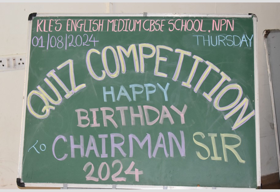 Competititon on Chairman sir Birthday