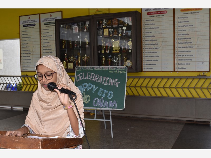 Celebration of Onam and EID