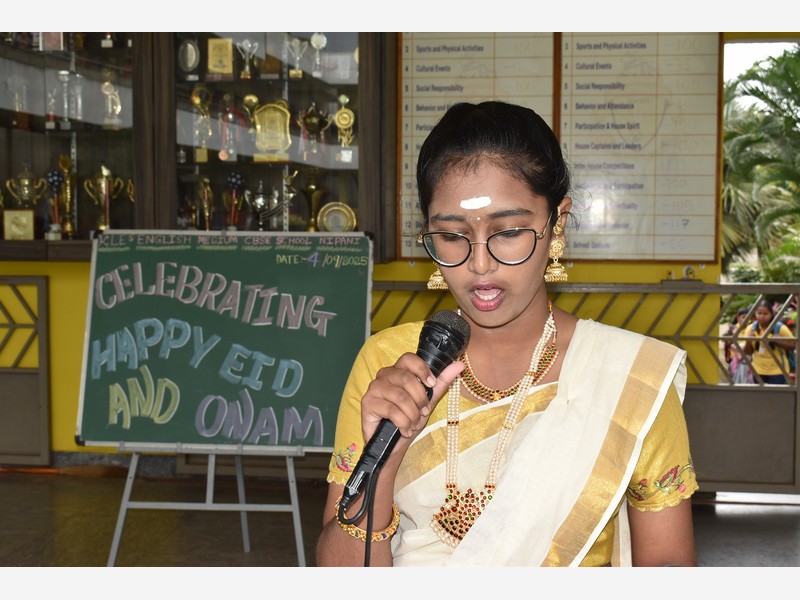 Celebration of Onam and EID