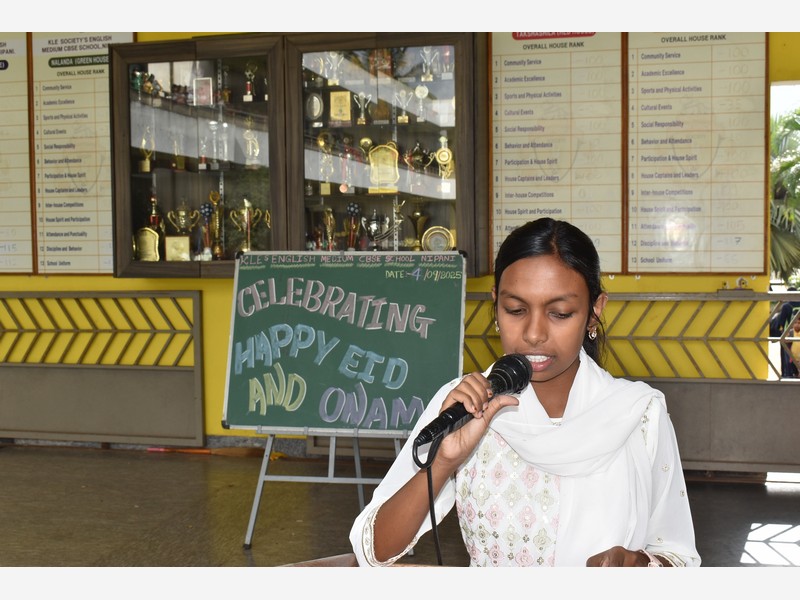 Celebration of Onam and EID