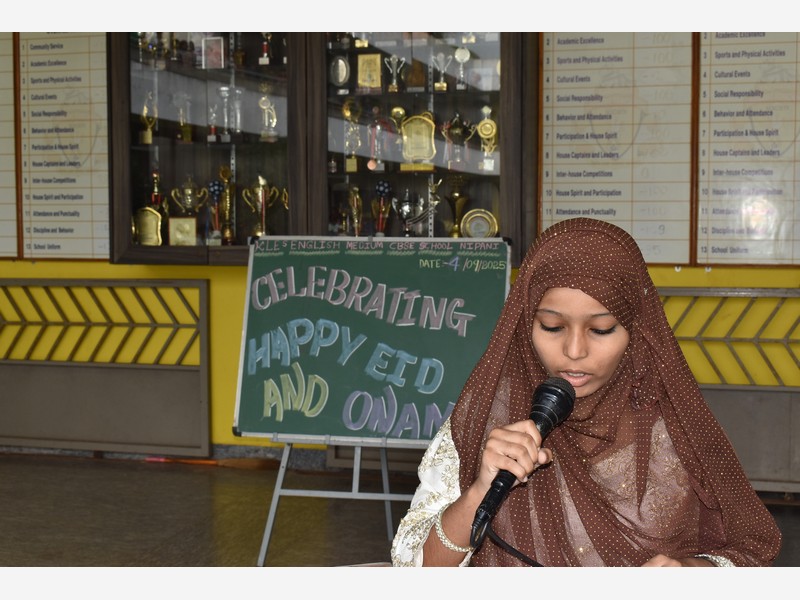 Celebration of Onam and EID