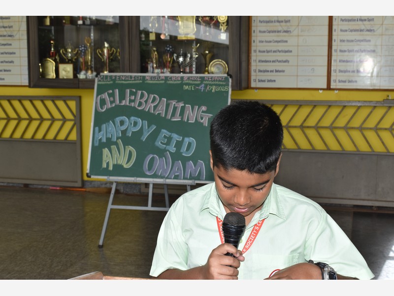 Celebration of Onam and EID