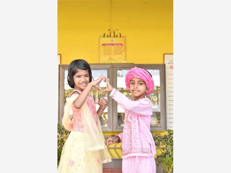 Sankranti Ethenic Day 1st Std 2025-26 KLE CBSE School Nippani