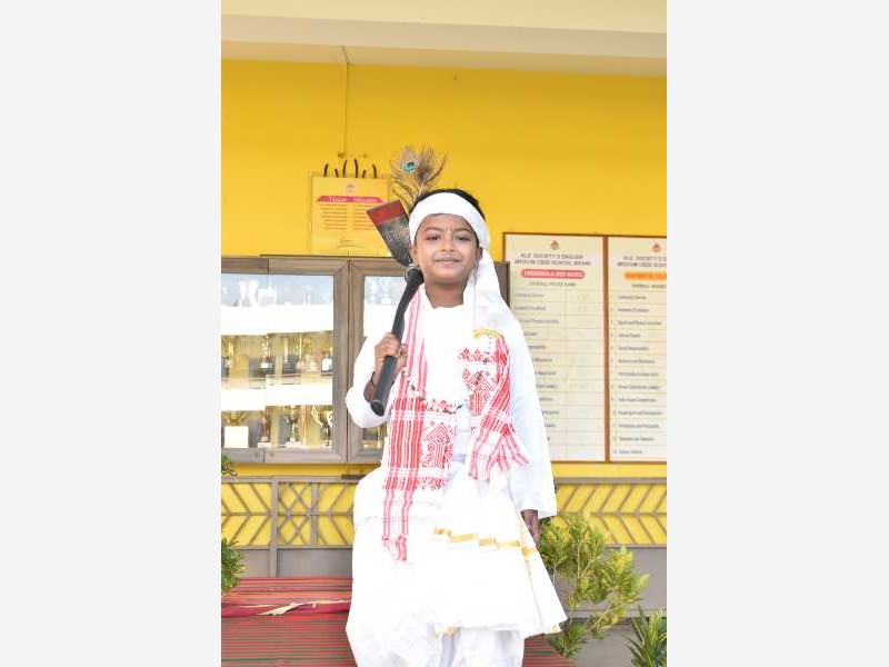 Sankranti Ethenic Day 2nd Std 2025-26 KLE CBSE School Nippani