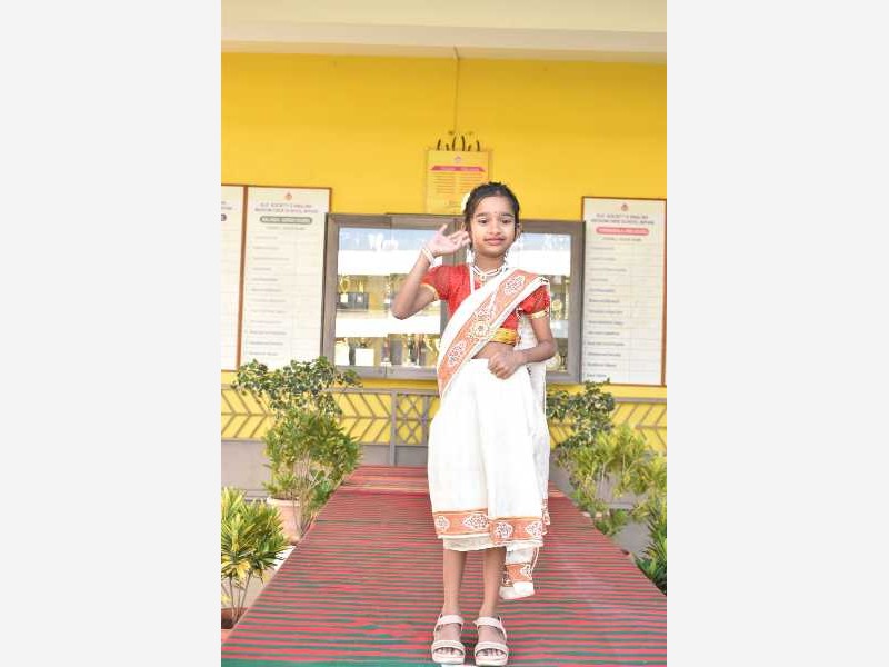 Sankranti Ethenic Day 2nd Std 2025-26 KLE CBSE School Nippani