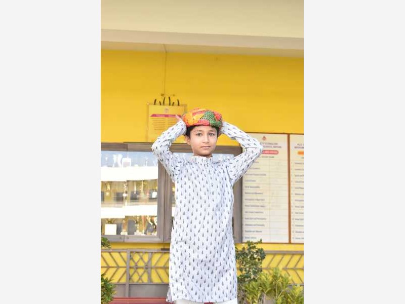 Sankranti Ethenic Day 3rd Std 2025-26 KLE CBSE School Nippani