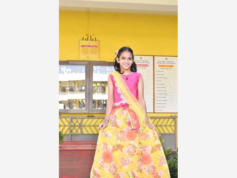 Sankranti Ethenic Day 3rd Std 2025-26 KLE CBSE School Nippani