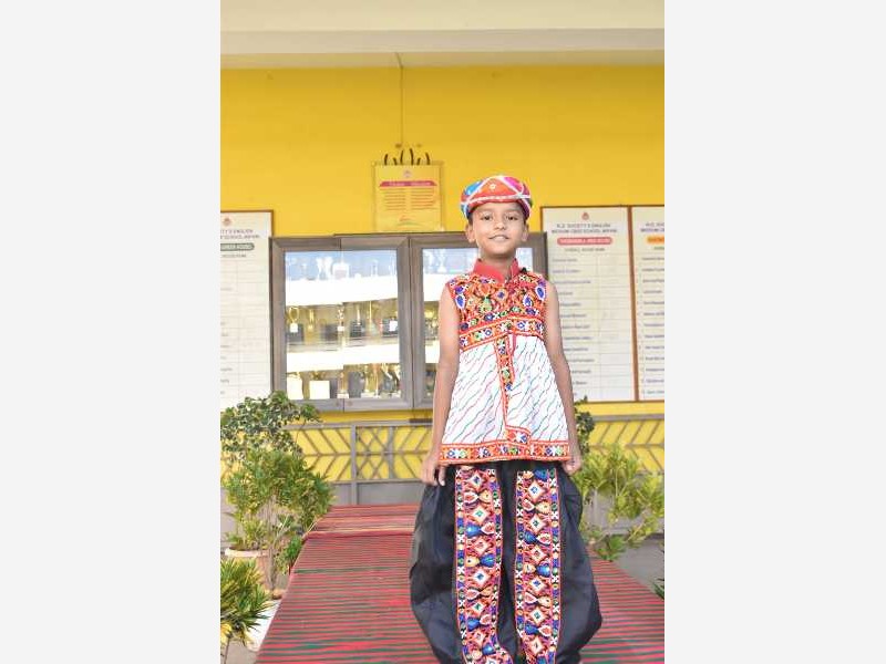 Sankranti Ethenic Day 3rd Std 2025-26 KLE CBSE School Nippani