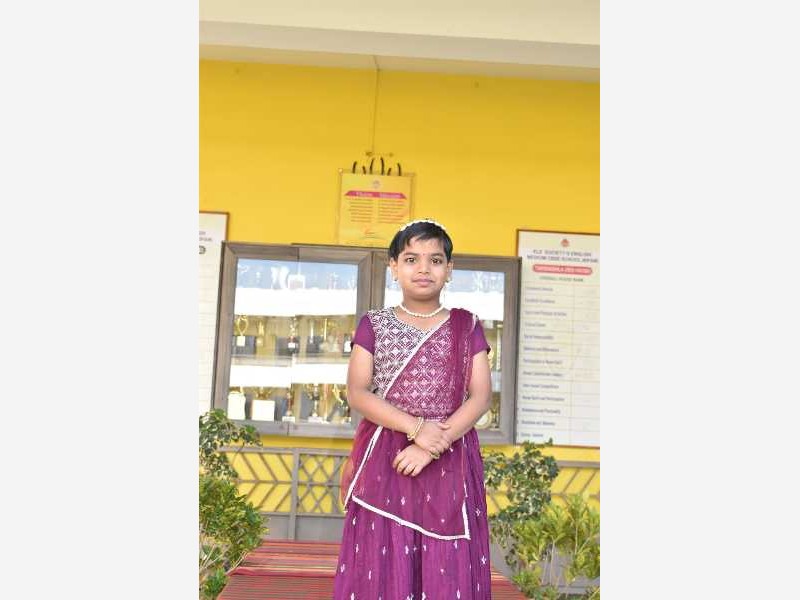 Sankranti Ethenic Day 3rd Std 2025-26 KLE CBSE School Nippani