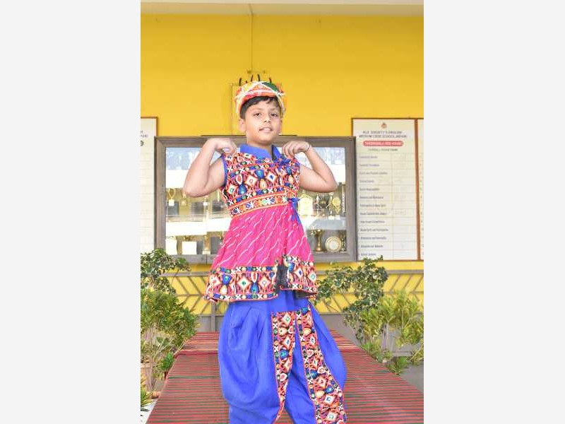 Sankranti Ethenic Day 3rd Std 2025-26 KLE CBSE School Nippani