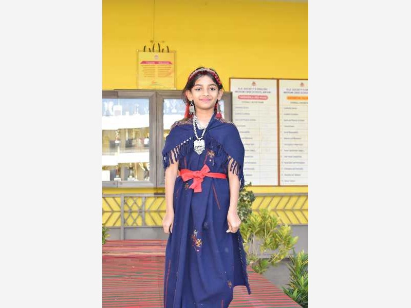 Sankranti Ethenic Day 3rd Std 2025-26 KLE CBSE School Nippani