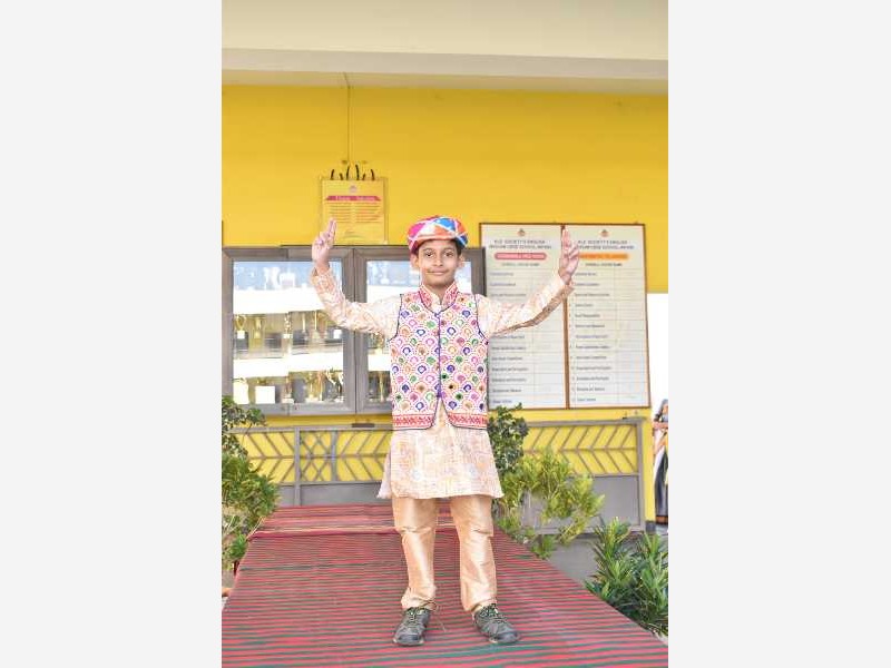 Sankranti Ethenic Day 3rd Std 2025-26 KLE CBSE School Nippani