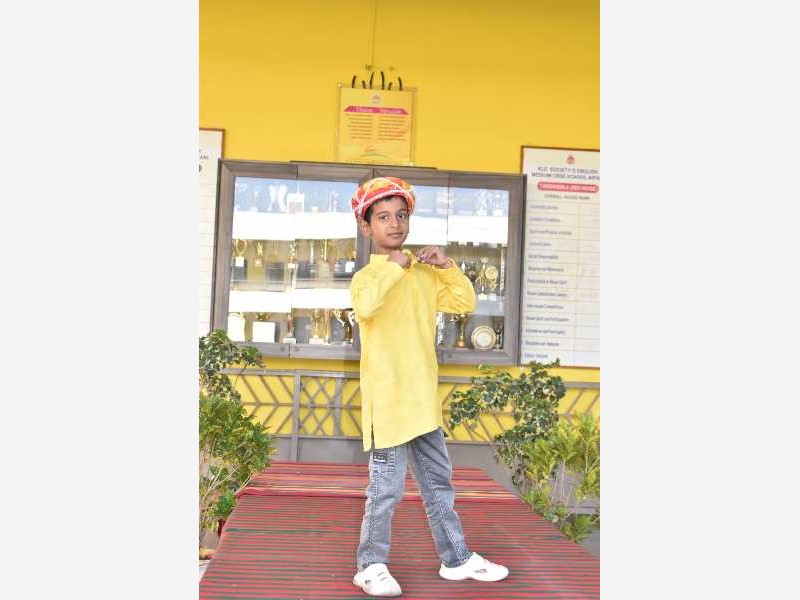 Sankranti Ethenic Day 3rd Std 2025-26 KLE CBSE School Nippani