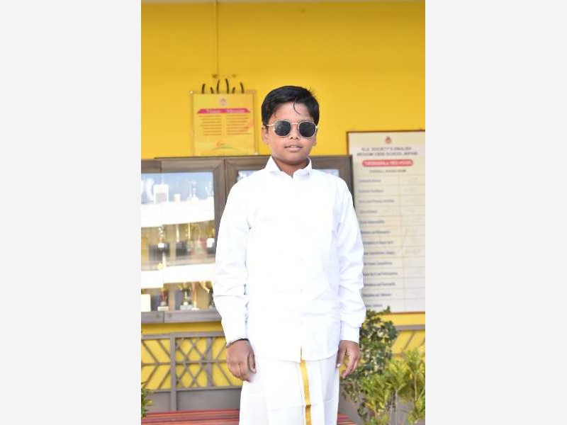 Sankranti Ethenic Day 4th Std 2025-26 KLE CBSE School Nippani