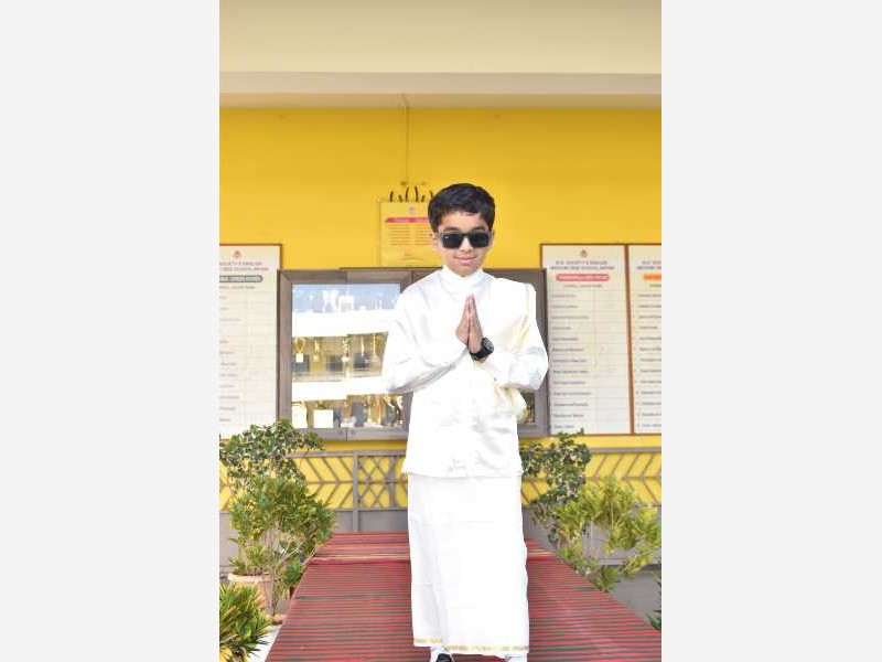 Sankranti Ethenic Day 4th Std 2025-26 KLE CBSE School Nippani